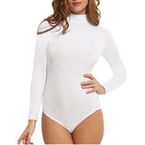Plus Size Casual Bodycon Bodysuits Rompers Womens Jumpsuit Spring Summer Sexy O Neck Long Sleeve Playsuits
