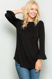 Bell Sleeve Top For Girls