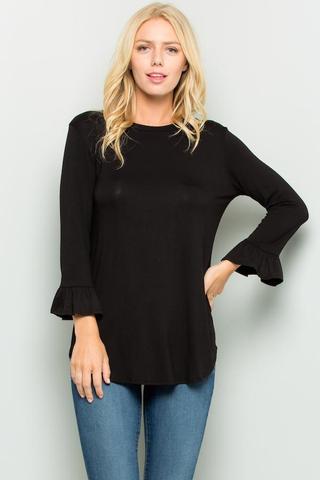 Bell Sleeve Top For Girls